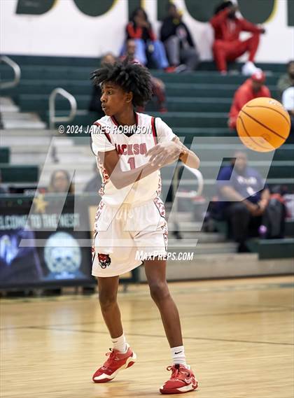 Thumbnail 1 in Andrew Jackson vs Santa Fe Catholic (Battle For the Island) photogallery.