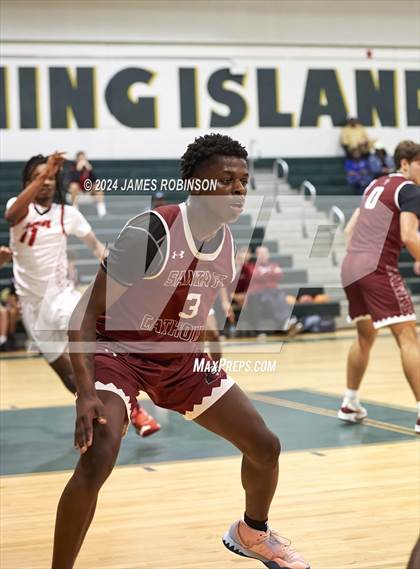 Thumbnail 3 in Andrew Jackson vs Santa Fe Catholic (Battle For the Island) photogallery.