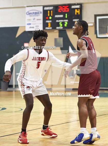 Thumbnail 1 in Andrew Jackson vs Santa Fe Catholic (Battle For the Island) photogallery.
