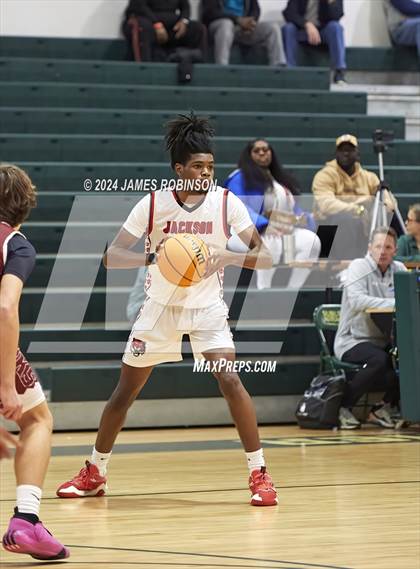 Thumbnail 3 in Andrew Jackson vs Santa Fe Catholic (Battle For the Island) photogallery.