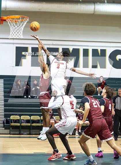 Thumbnail 1 in Andrew Jackson vs Santa Fe Catholic (Battle For the Island) photogallery.