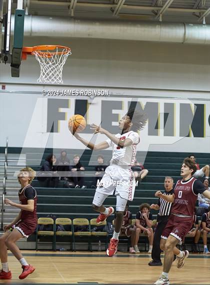 Thumbnail 3 in Andrew Jackson vs Santa Fe Catholic (Battle For the Island) photogallery.