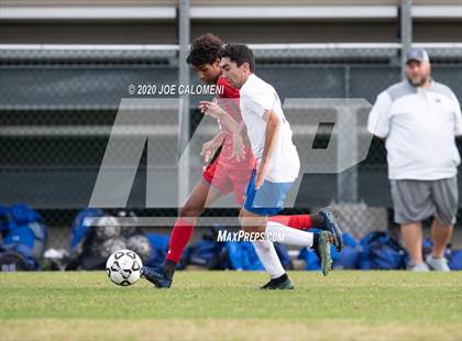 Thumbnail 1 in Lee [Robert E.] vs MacArthur [Douglas] (NEISD Soccer Tournament) photogallery.