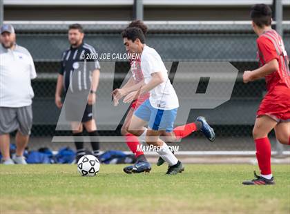 Thumbnail 2 in Lee [Robert E.] vs MacArthur [Douglas] (NEISD Soccer Tournament) photogallery.