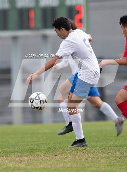 Thumbnail 3 in Lee [Robert E.] vs MacArthur [Douglas] (NEISD Soccer Tournament) photogallery.