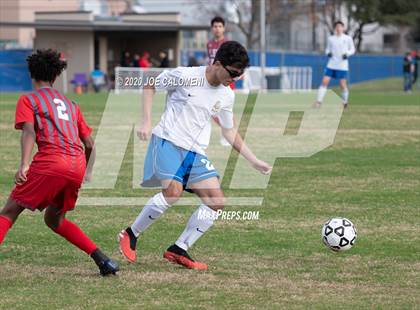 Thumbnail 1 in Lee [Robert E.] vs MacArthur [Douglas] (NEISD Soccer Tournament) photogallery.