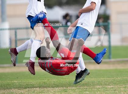 Thumbnail 2 in Lee [Robert E.] vs MacArthur [Douglas] (NEISD Soccer Tournament) photogallery.