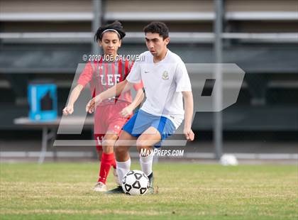 Thumbnail 1 in Lee [Robert E.] vs MacArthur [Douglas] (NEISD Soccer Tournament) photogallery.