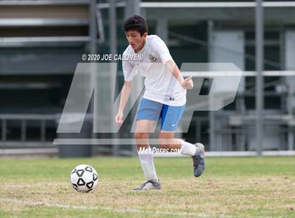Thumbnail 2 in Lee [Robert E.] vs MacArthur [Douglas] (NEISD Soccer Tournament) photogallery.
