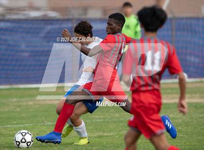 Thumbnail 3 in Lee [Robert E.] vs MacArthur [Douglas] (NEISD Soccer Tournament) photogallery.
