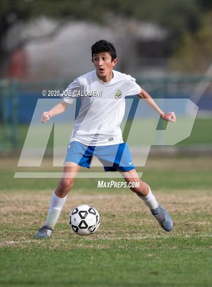 Thumbnail 2 in Lee [Robert E.] vs MacArthur [Douglas] (NEISD Soccer Tournament) photogallery.