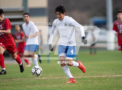 Thumbnail 2 in Lee [Robert E.] vs MacArthur [Douglas] (NEISD Soccer Tournament) photogallery.