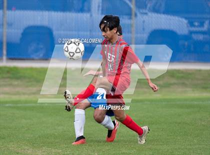 Thumbnail 1 in Lee [Robert E.] vs MacArthur [Douglas] (NEISD Soccer Tournament) photogallery.