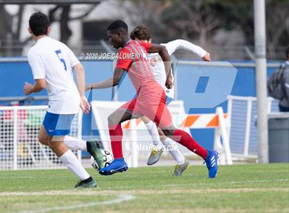 Thumbnail 3 in Lee [Robert E.] vs MacArthur [Douglas] (NEISD Soccer Tournament) photogallery.