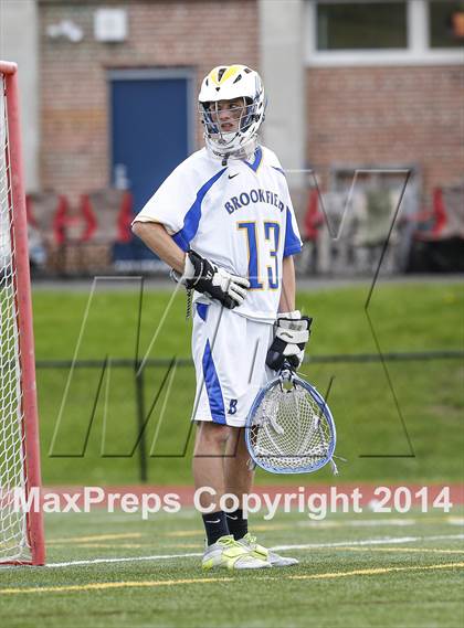 Thumbnail 2 in Bacon Academy vs. Brookfield (CIAC Class S 1st Round) photogallery.