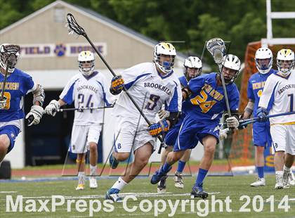 Thumbnail 3 in Bacon Academy vs. Brookfield (CIAC Class S 1st Round) photogallery.