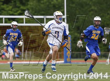 Thumbnail 1 in Bacon Academy vs. Brookfield (CIAC Class S 1st Round) photogallery.