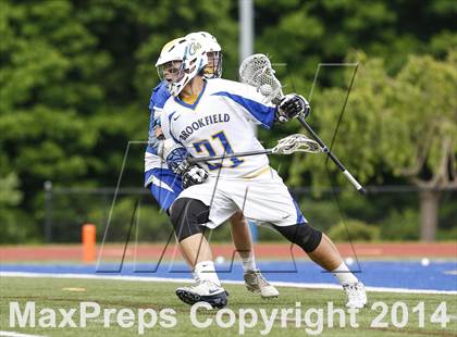 Thumbnail 2 in Bacon Academy vs. Brookfield (CIAC Class S 1st Round) photogallery.