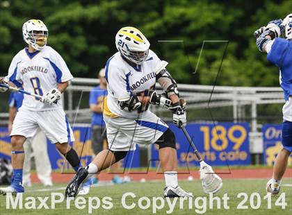 Thumbnail 2 in Bacon Academy vs. Brookfield (CIAC Class S 1st Round) photogallery.