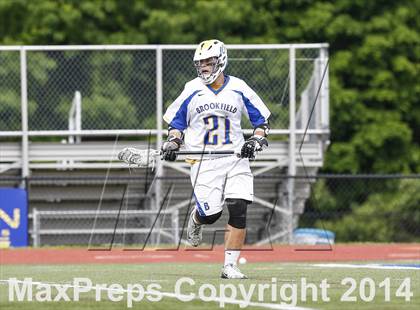 Thumbnail 2 in Bacon Academy vs. Brookfield (CIAC Class S 1st Round) photogallery.