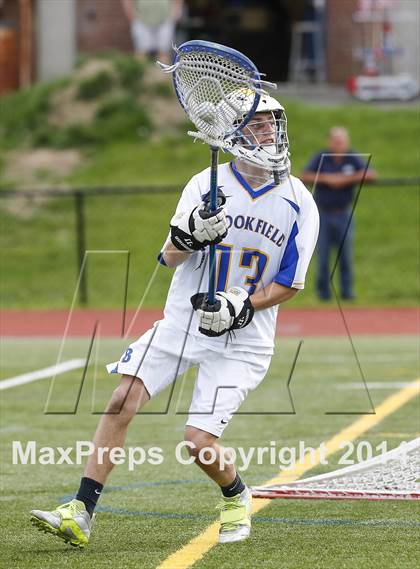 Thumbnail 1 in Bacon Academy vs. Brookfield (CIAC Class S 1st Round) photogallery.