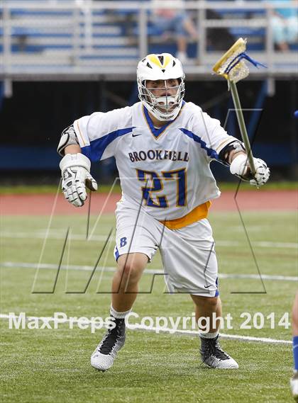 Thumbnail 2 in Bacon Academy vs. Brookfield (CIAC Class S 1st Round) photogallery.