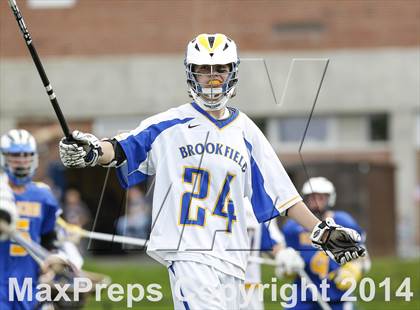Thumbnail 3 in Bacon Academy vs. Brookfield (CIAC Class S 1st Round) photogallery.