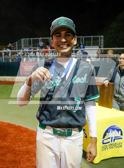 Thumbnail 3 in Monroe vs Eagle Rock (CIF LACS D2 Final) photogallery.