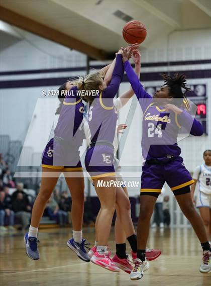 Thumbnail 1 in Loyalsock Township vs. Lancaster Catholic (PIAA 3A Semifinal) photogallery.