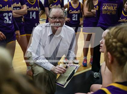 Thumbnail 3 in Loyalsock Township vs. Lancaster Catholic (PIAA 3A Semifinal) photogallery.