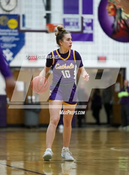 Thumbnail 1 in Loyalsock Township vs. Lancaster Catholic (PIAA 3A Semifinal) photogallery.