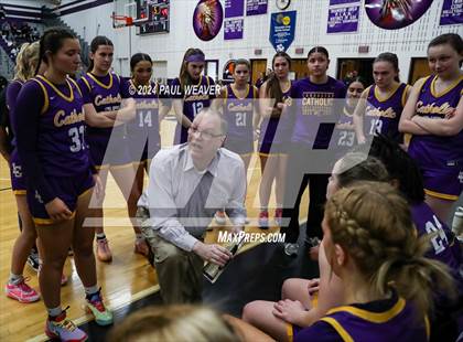 Thumbnail 1 in Loyalsock Township vs. Lancaster Catholic (PIAA 3A Semifinal) photogallery.