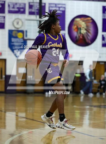 Thumbnail 3 in Loyalsock Township vs. Lancaster Catholic (PIAA 3A Semifinal) photogallery.