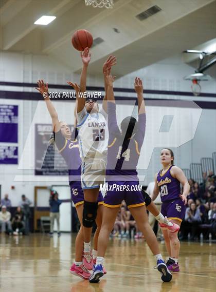 Thumbnail 2 in Loyalsock Township vs. Lancaster Catholic (PIAA 3A Semifinal) photogallery.