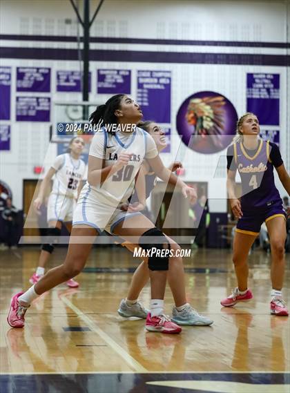 Thumbnail 2 in Loyalsock Township vs. Lancaster Catholic (PIAA 3A Semifinal) photogallery.
