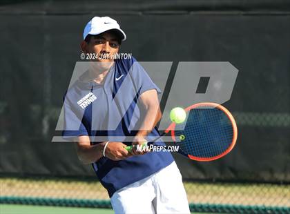 Thumbnail 3 in Centennial vs Liberal Arts & Science Academy (UIL 5A Tennis Semifinals) photogallery.
