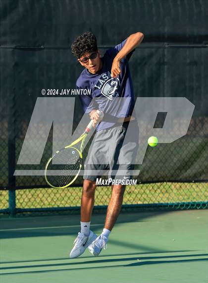 Thumbnail 1 in Centennial vs Liberal Arts & Science Academy (UIL 5A Tennis Semifinals) photogallery.