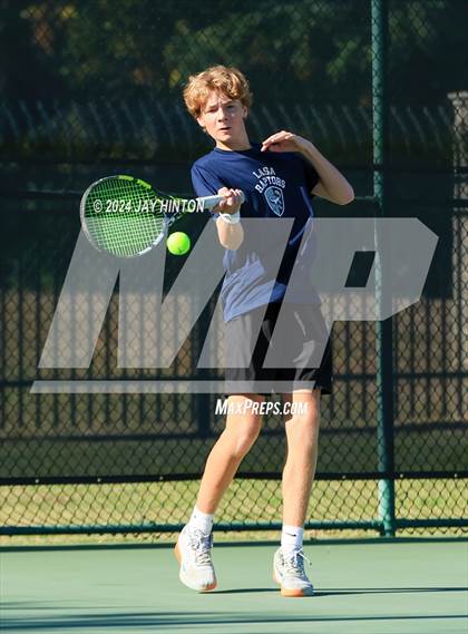 Thumbnail 1 in Centennial vs Liberal Arts & Science Academy (UIL 5A Tennis Semifinals) photogallery.