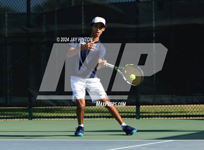 Thumbnail 3 in Centennial vs Liberal Arts & Science Academy (UIL 5A Tennis Semifinals) photogallery.