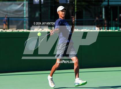 Thumbnail 2 in Centennial vs Liberal Arts & Science Academy (UIL 5A Tennis Semifinals) photogallery.