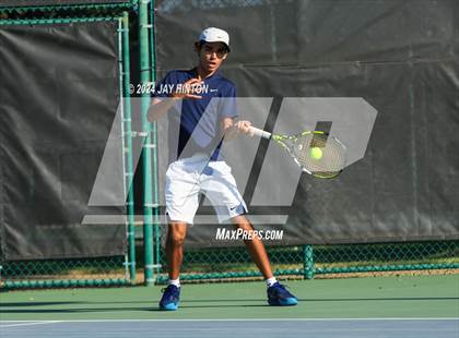 Thumbnail 1 in Centennial vs Liberal Arts & Science Academy (UIL 5A Tennis Semifinals) photogallery.