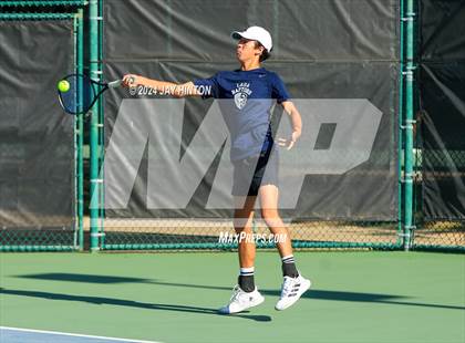 Thumbnail 2 in Centennial vs Liberal Arts & Science Academy (UIL 5A Tennis Semifinals) photogallery.