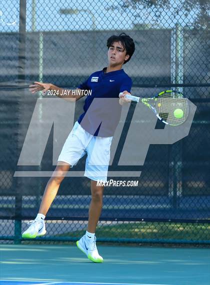 Thumbnail 1 in Centennial vs Liberal Arts & Science Academy (UIL 5A Tennis Semifinals) photogallery.