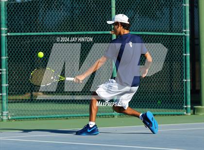 Thumbnail 3 in Centennial vs Liberal Arts & Science Academy (UIL 5A Tennis Semifinals) photogallery.