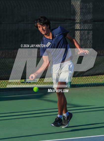 Thumbnail 1 in Centennial vs Liberal Arts & Science Academy (UIL 5A Tennis Semifinals) photogallery.