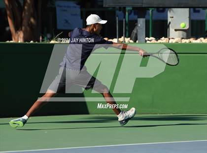 Thumbnail 2 in Centennial vs Liberal Arts & Science Academy (UIL 5A Tennis Semifinals) photogallery.