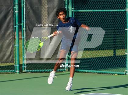 Thumbnail 2 in Centennial vs Liberal Arts & Science Academy (UIL 5A Tennis Semifinals) photogallery.