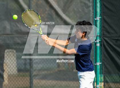 Thumbnail 3 in Centennial vs Liberal Arts & Science Academy (UIL 5A Tennis Semifinals) photogallery.