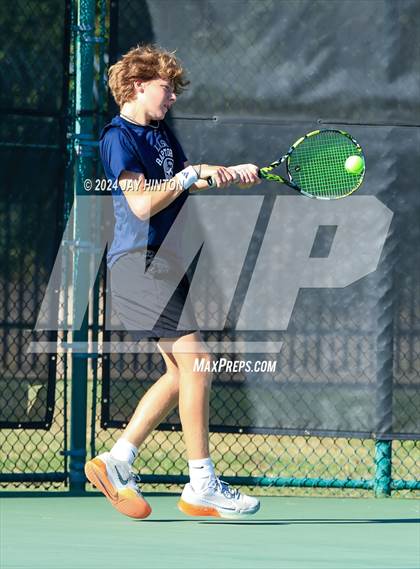 Thumbnail 2 in Centennial vs Liberal Arts & Science Academy (UIL 5A Tennis Semifinals) photogallery.