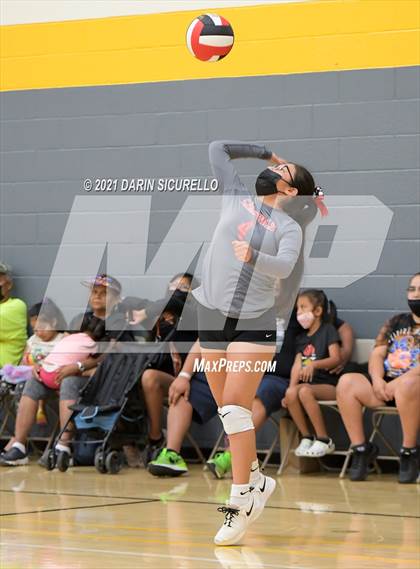 Thumbnail 3 in Alchesay vs  St. Michael (EPIC Tournament Chandler Prep Invite) photogallery.